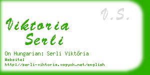 viktoria serli business card