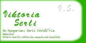 viktoria serli business card